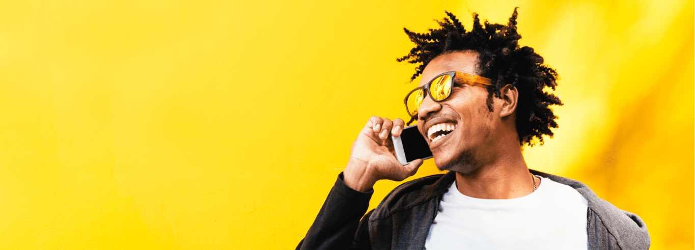 Man on the phone