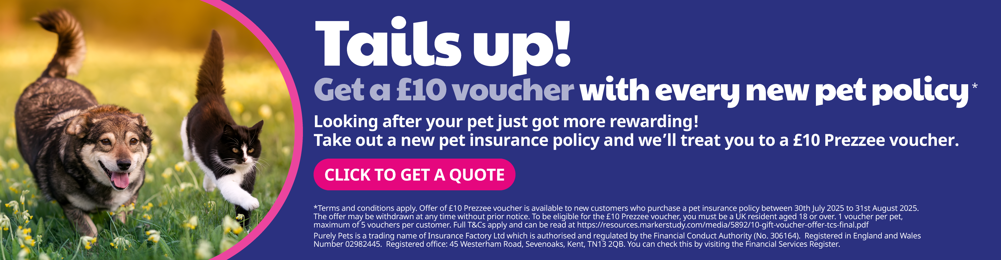 Purely Pets Tails Up Promo